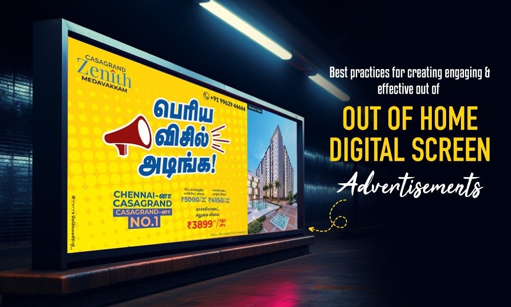 out of home digital screen ads